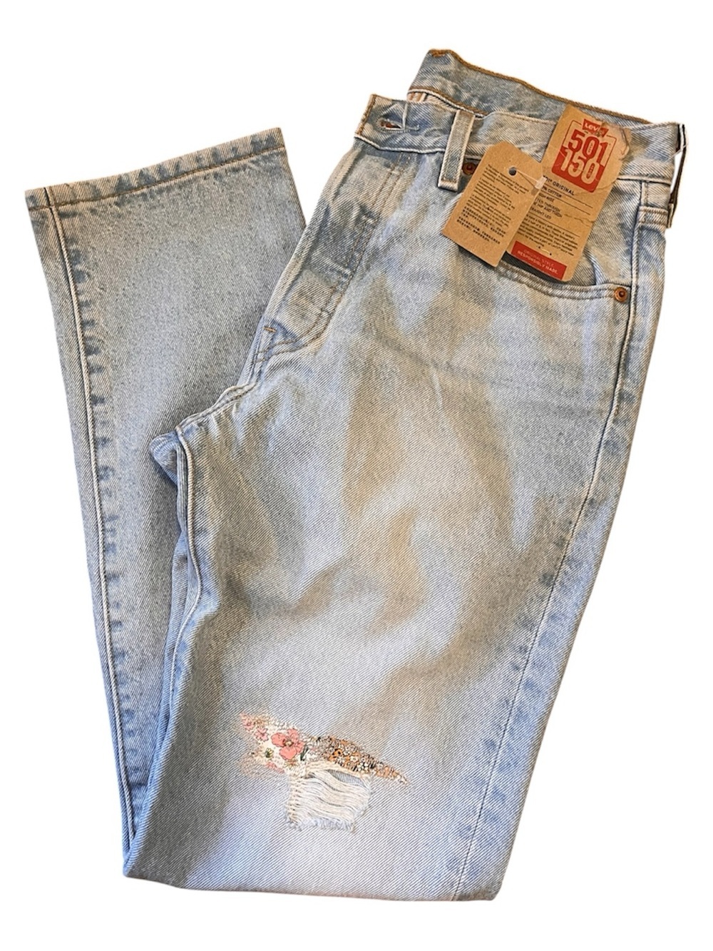 Levi's 501 “150th Anniversary Edition” High Rise Straight Leg Jeans size 28x30